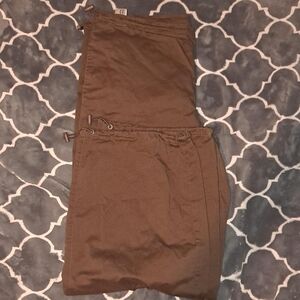 PacSun Chocolate Brown Parachute Pants